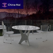 Contemporary dining table LIFE CLASS : BRERAglassmarblemarble base