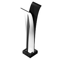 Garden bollard light ALOAcontemporarywith tempered glass diffuserpainted steel