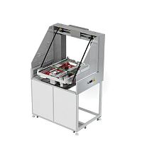 Cleaning machine loading and unloading system controlautomatic