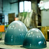 Table lamp FLOW[T]aluminumblown glasscontemporary