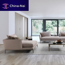 Contemporary daybed OLIVERfabricleatherindoor