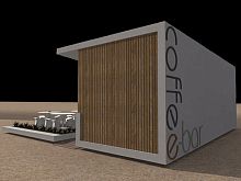 Prefab building temporarywoodeneco-friendly