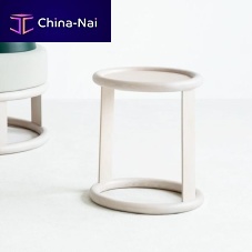 Contemporary side table Likewisebeechwooden baseround