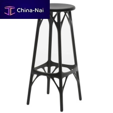 Contemporary bar stool A.Iplasticplastic base4-legged