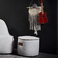 Contemporary pouf RETROIT : COBANA JUNIOR synthetic fiberroundoutdoor