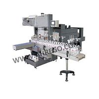 Automatic shrink wrapping machine RG-5040Afor bottlesfor canswith shrink tunnel