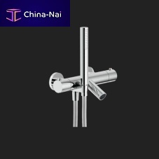 Shower mixer tap PLUS: PL00010/2CRfor bathtubwall-mountedbrass