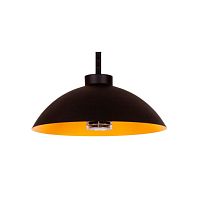 Contemporary ceiling light DOMEroundstainless steelLED