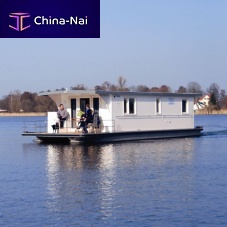 Inboard houseboat H2home 1150outboardcanalsundeck