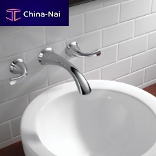 Double-handle washbasin mixer tap ADDISON® : 3592LF-WLwall-mountedmetalbathroom