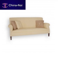 Traditional sofa BEGONIAfabricleathergray