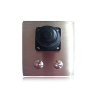 Hall effect joystick K-TEK-B100-JSwith buttonsfor remote controlfor marine applications