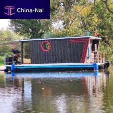 Outboard houseboat Eco18LPGfishingaluminum
