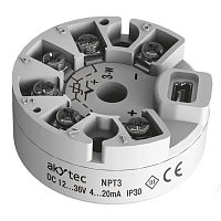 Probe head-mounted temperature transmitter NPT3RTDthermocouple2-wire