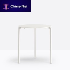 Contemporary table JUMP TJ3laminatealuminum baseround