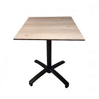 Contemporary table laminatemetal baserectangular