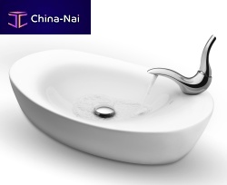 Washbasin mixer tap TAILERWATERcountertopmetalbathroom