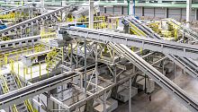Organic waste treatment plant domesticMSW