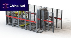 Robotic palletizer i-Palhigh level infeedlow level infeedwith stacker