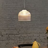 Pendant lamp Ayla powder-coated steelglasscontemporary