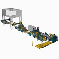 High-strength steel press feeding line for fine blankingfor magnetic stripsfor the automotive industry