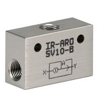 Spool pneumatic directional control valve pneumatically-operated