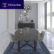 Contemporary dining table MOON PORTOROwoodenceramicmarble
