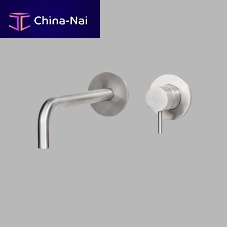 Washbasin mixer tap QT3100-190 serieswall-mountedstainless steelbathroom