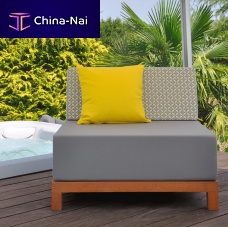 Contemporary fireside chair fabricleatherwooden