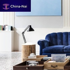 Contemporary side table PIANTAMAsolid woodsolid wood baseround