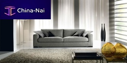 Contemporary sofa MAXfabricgray3-seater