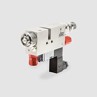 Spray valve lubriLinewith membraneelectricadjustment