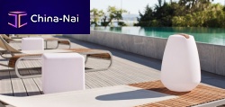 Floor-standing lamp VESSELplasticoriginal designwireless