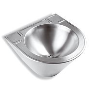 Wall-mounted wash basin 71016stainless steelsinglewithout hole