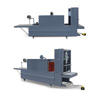 Semi-automatic shrink wrapper QP-1000-SSPwith shrink tunnel