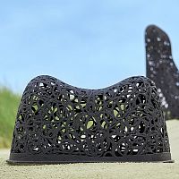 Contemporary footrest ALIENbasalt fibergarden