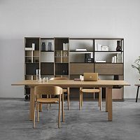 Contemporary table Mitiswoodenwooden baserectangular