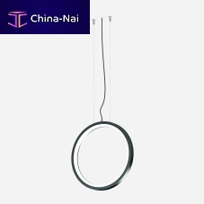 Pendant lamp FILE FLEXextruded aluminumsiliconeopal
