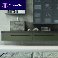 Wall-mounted washbasin cabinet START GATEwoodencontemporarywith drawers