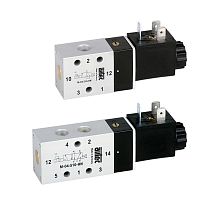 Electrically-operated pneumatic directional control valve M seriesspool3/2-way5/2-way