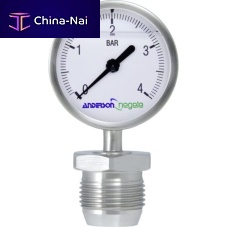 Relative pressure gauge MAN-63 series dialthreadedBourdon tube