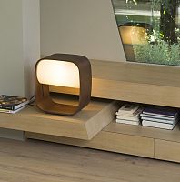 Table lamp 1968fabricwoodencontemporary