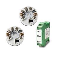 DIN rail mount temperature transmitter TR seriesRTDtype K thermocoupletype S thermocouple