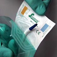 Dental suction cannula curveddisposable