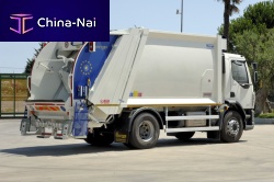 Mixed waste compactor mobilehydraulic