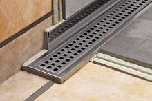 Linear shower drain SCHLUTER®-KERDI-LINE