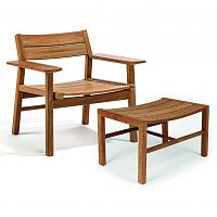 Contemporary footrest DJURteakgarden