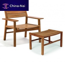 Contemporary footrest DJURteakgarden