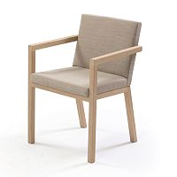 Contemporary dining chair LEANindoorfabricwool