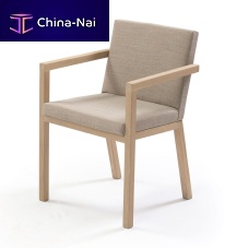 Contemporary dining chair LEANindoorfabricwool